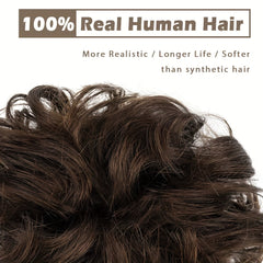 16 Cm Brazilian Human Hair Messy Bun Chignon Extensions