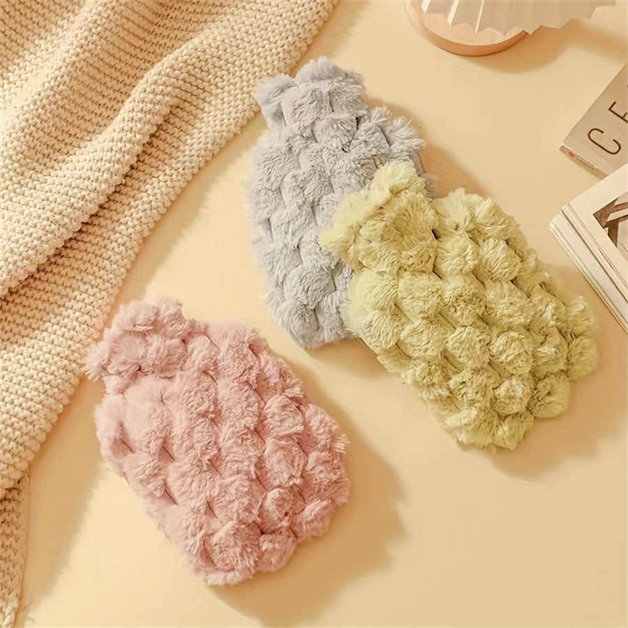 Plush Winter Hand Warmer Portable Warm Water Bag