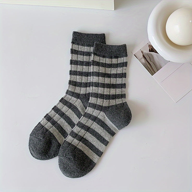 Colorblock Stripe Print Socks Women's Stockings & Hosiery