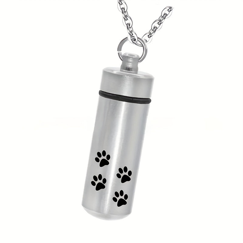 Pet Memorial Cremation Necklace for Dog Ashes