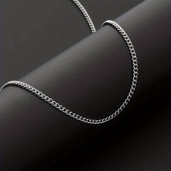 Men's Titanium Steel Necklace Hip hop Pendant with Chain