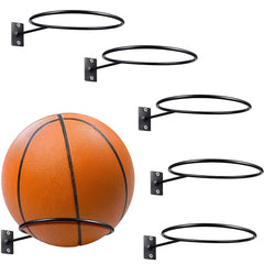 Wall Mounted Ball Storage Rack for Sports Gear Organization