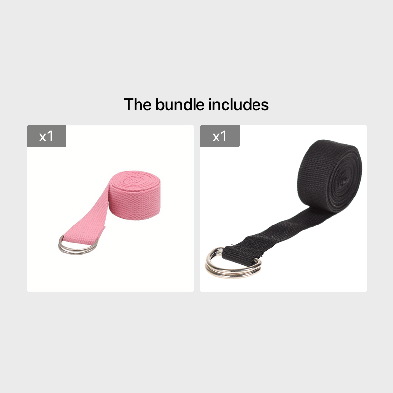 Yoga Strap Adjustable D-ring Buckle Pilates Stretching