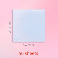 50 Sheets Multiple Colors Sticky Notes for Office Notebook Stickers