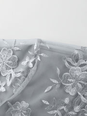  Formal Dress Women's Plus Floral Jacquard Mesh Fit Wedding