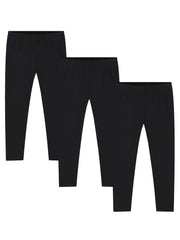 Girls High Stretch Slim Leggings Ankle Length Pants