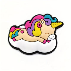 10Pcs Rainbow Horse Shoe Charms Shoe Decoration Cartoon Charms