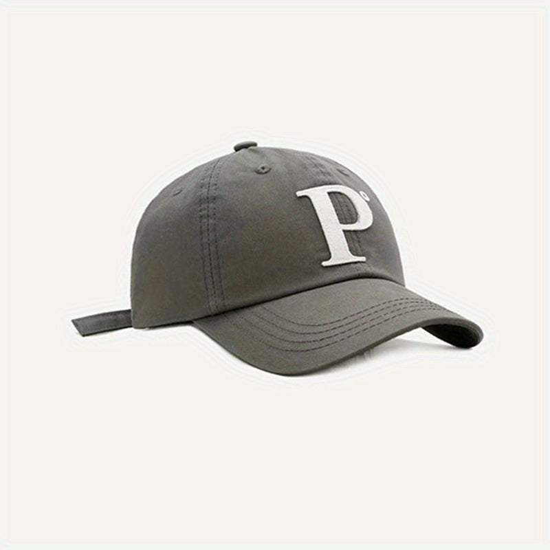 Unisex Sunshade Adjustable Baseball Cap Outdoor Sport P Embroidery