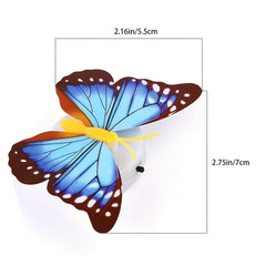 Colorful Glowing Butterfly Night Light 3D LED Wall Sticker