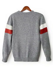 Men Casual Knitted Sweater without Shirt