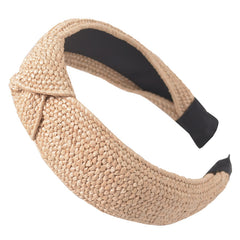 Knitted Straw Knot Headband Hair Bands Wedding Hair Accessories
