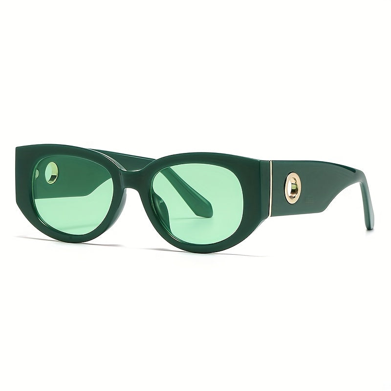 Round Sunglasses For Women Men Hollow Temple Glasses UV400