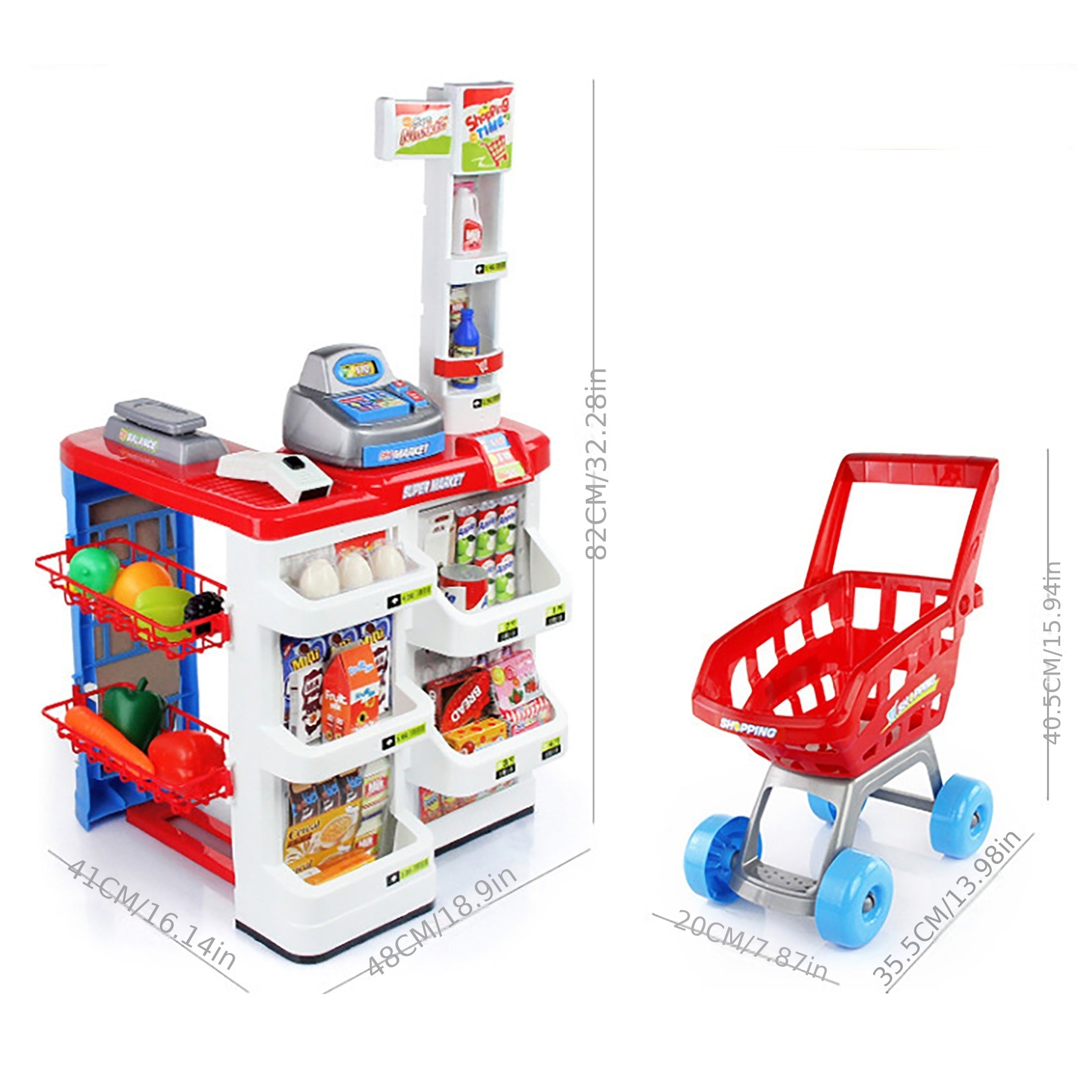 Educational Pretend Play Toy Set with Accessories, Ages 4-8