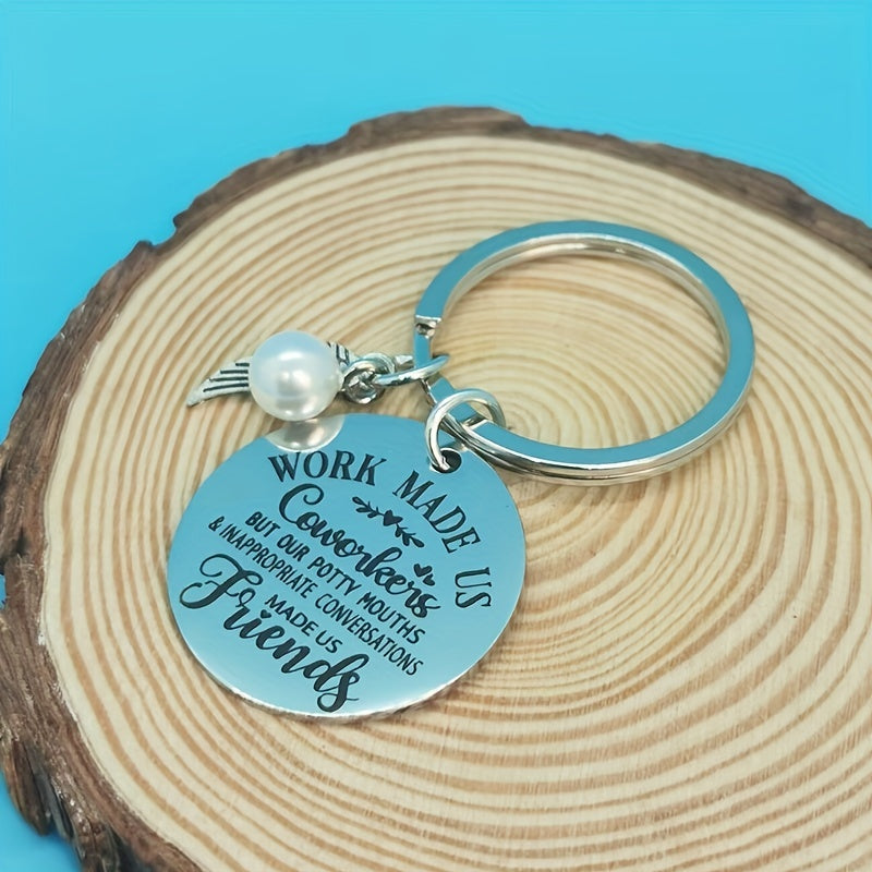 8pcs Coworker Appreciation Keychain Goodbye Gift Friendship Keychain