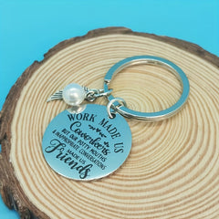 8pcs Coworker Appreciation Keychain Goodbye Gift Friendship Keychain