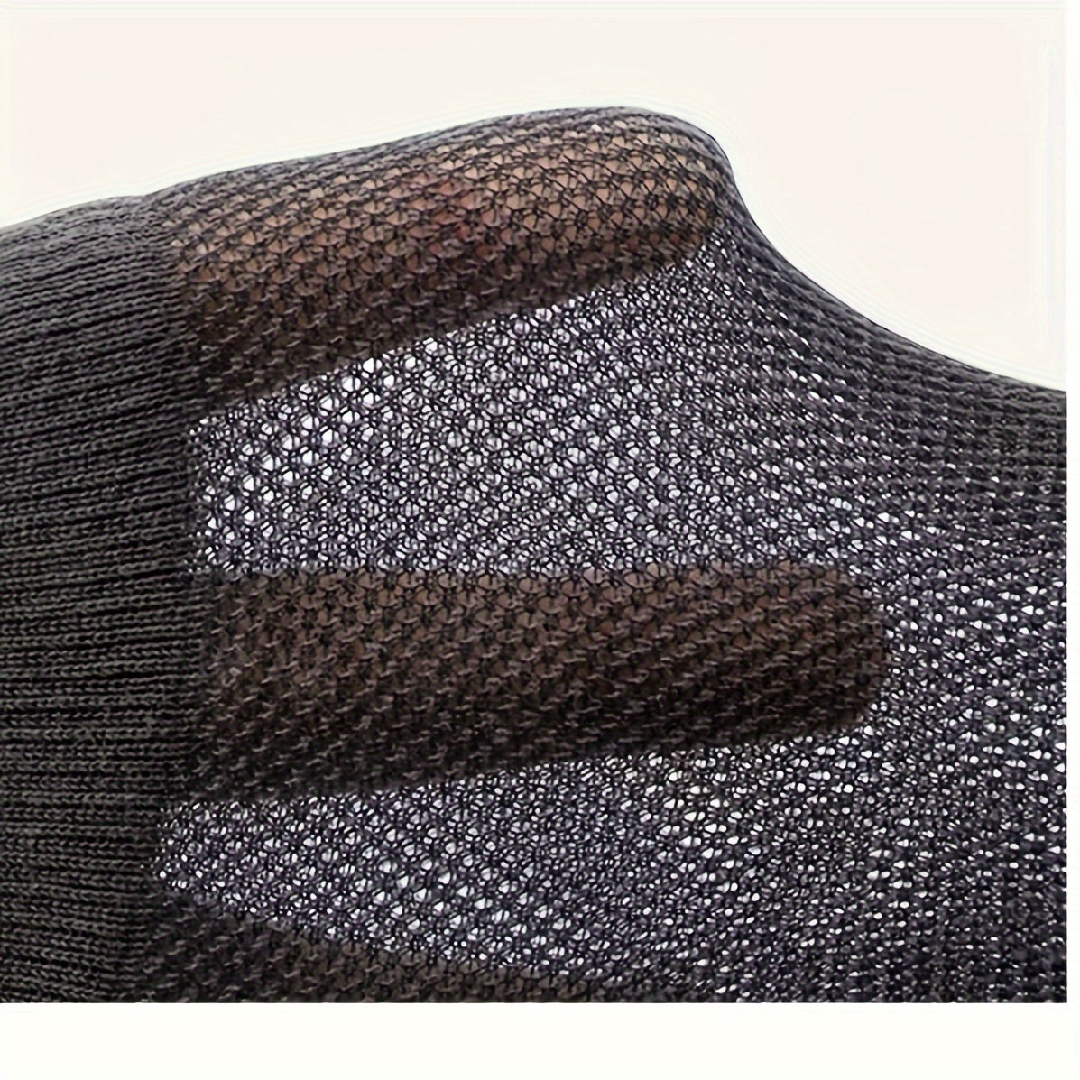 Men's Spring and Summer Mesh Socks - Thin Breathable Mid-Calf Socks