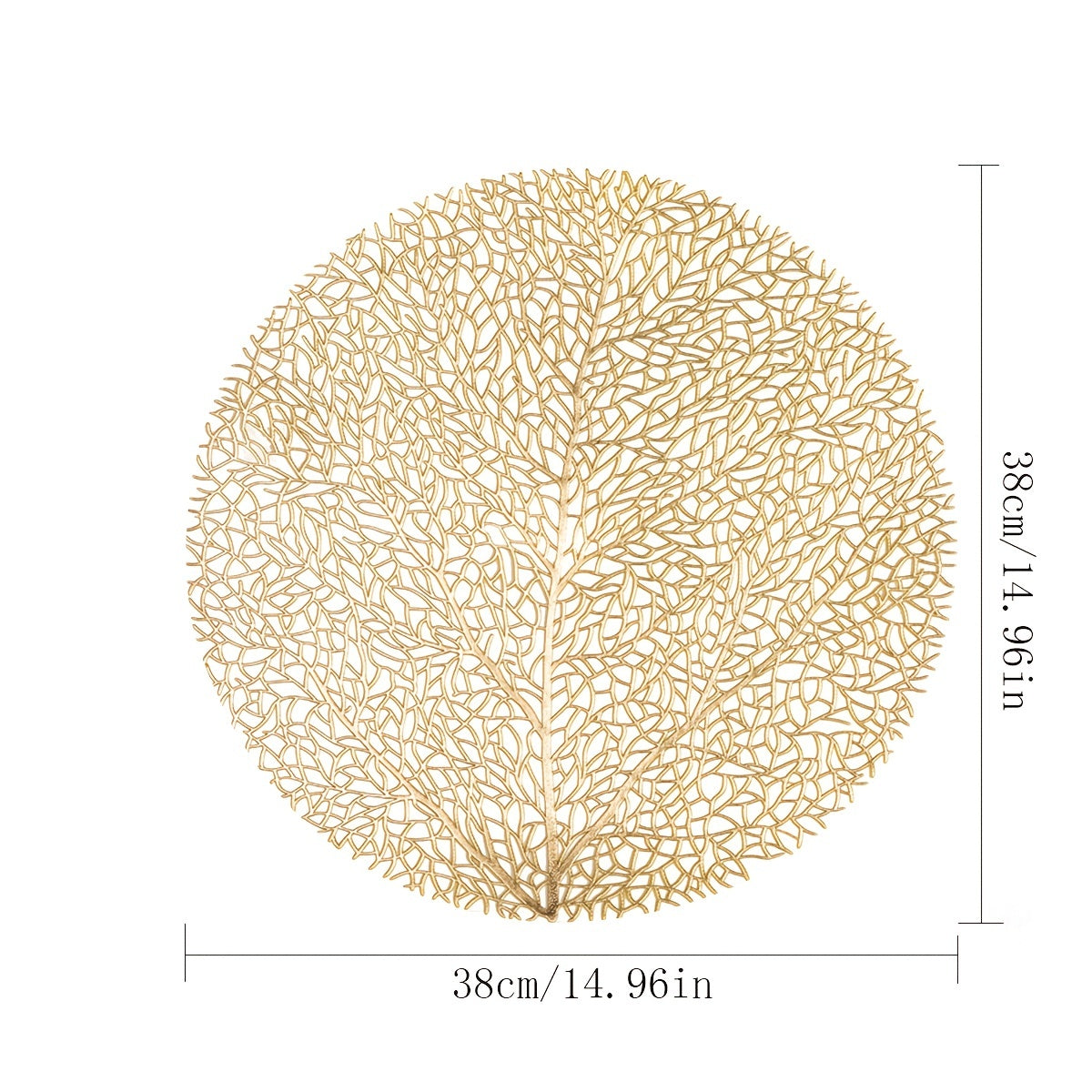 Tree Shaped Placemat for Dining Table Durable PVC Material