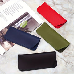 Minimalist PU Leather Glasses Bag Sunglasses Storage Pouch