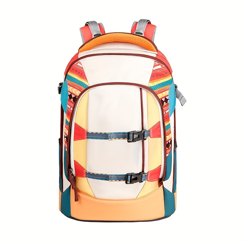 Materns Schoolbag Female Large Capacity Lightweight High School Student Backpack