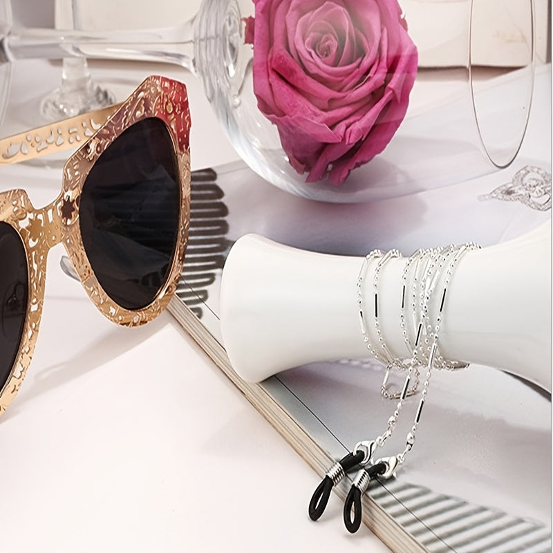 Metal Glasses Chain Lanyard Reading Eyeglass Chain Sunglasses Face Mask Hanging