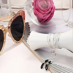 Metal Glasses Chain Lanyard Reading Eyeglass Chain Sunglasses Face Mask Hanging