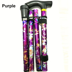 Adjustable Trekking Pole Foldable Walking Stick Cane