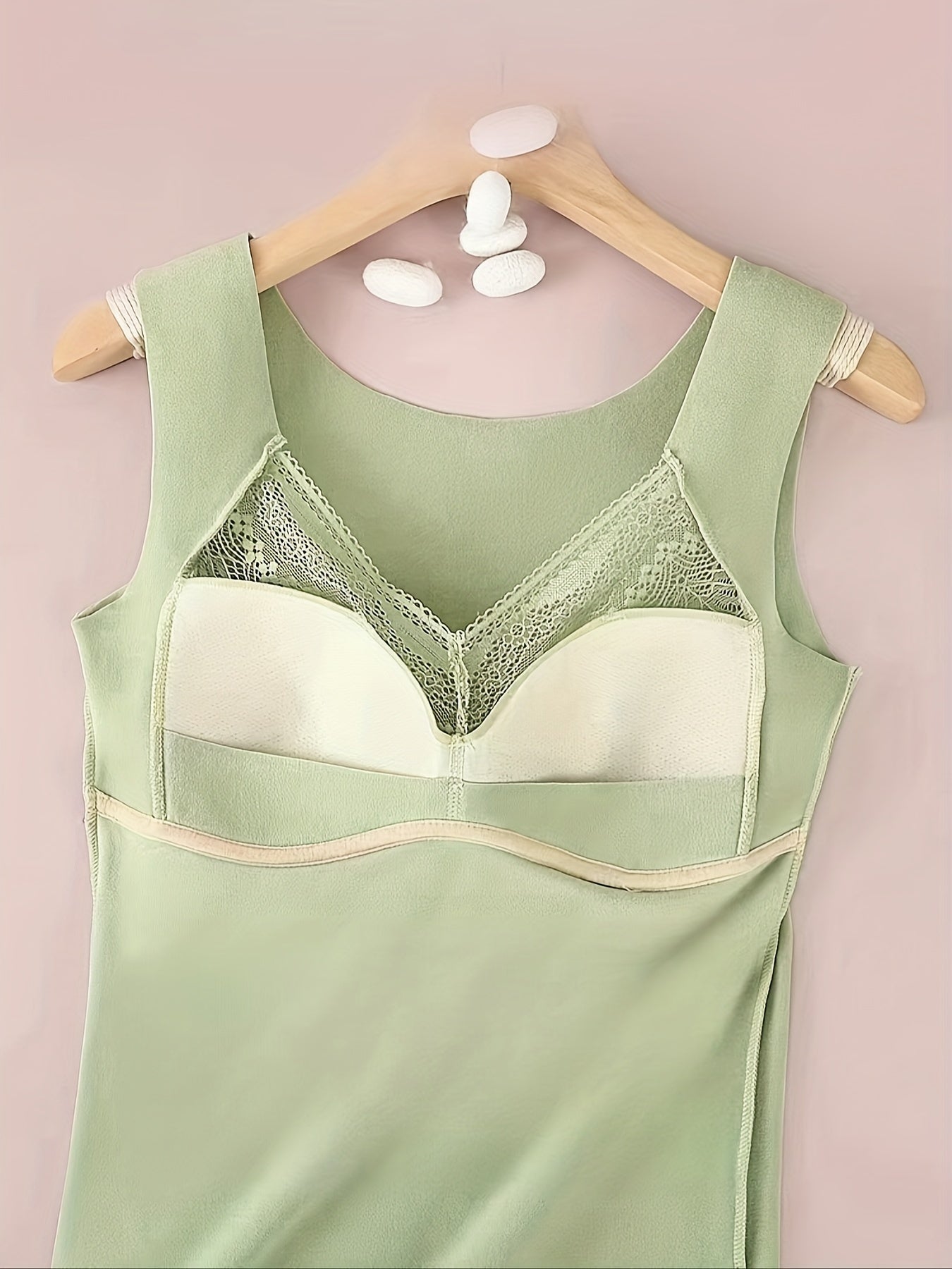 4pcs Floral Print Tank Tops Seamless Lace Top Women's Lingerie