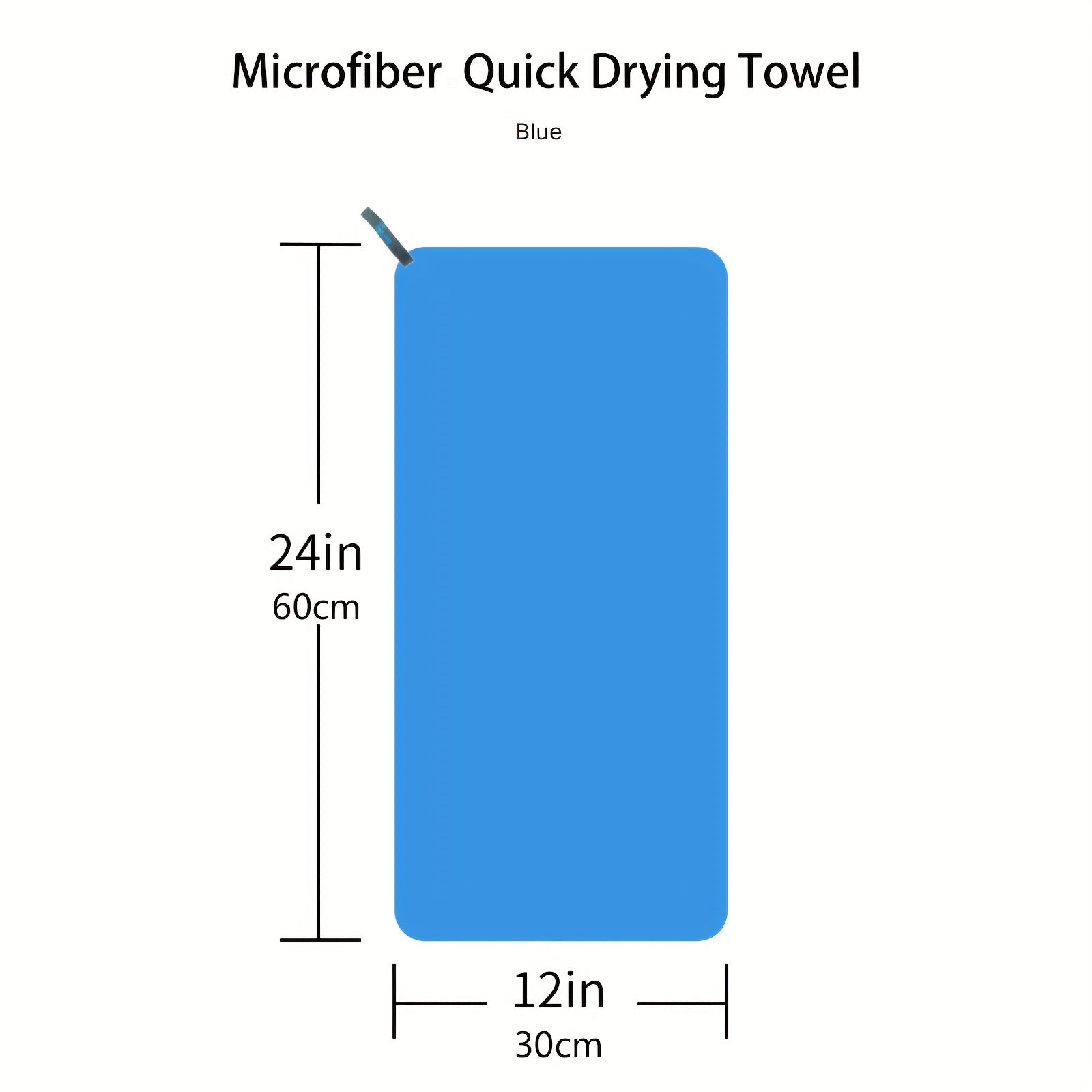 Microfiber Quick Drying Towel 12x24 Inch Soft & Absorbent