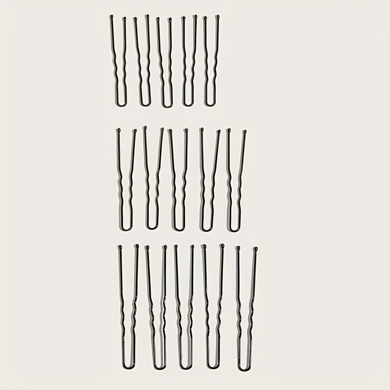 100 Pcs U-shaped Hair Clips Bobby Clips Hair Accessories