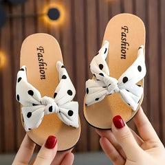 Boho Flower Print Girls Slippers Lightweight Non Slip