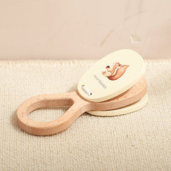 Wooden Squirrel Grip Toy for Young Kids
