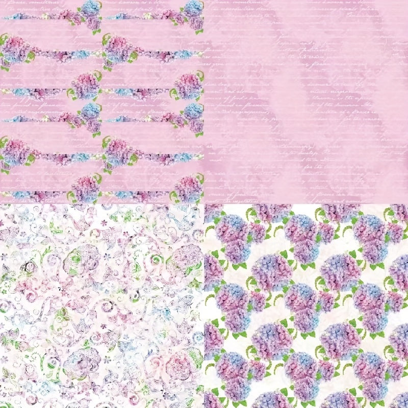 6" Single Sided Pattern Paper for DIY Album Scrapbook - LOVE Theme