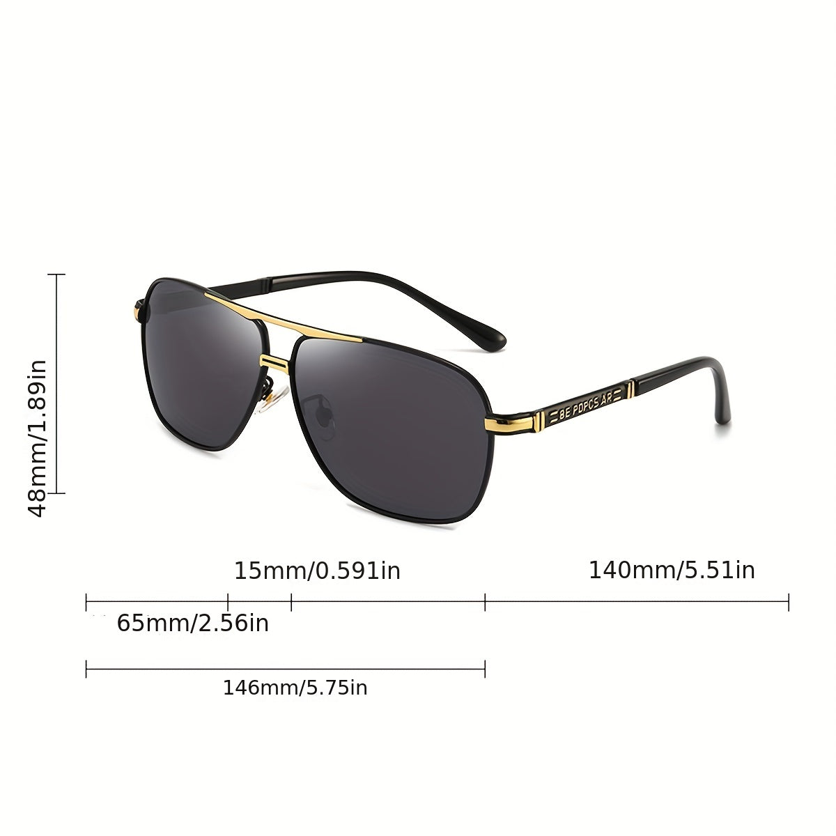 Polarized Photochromic Aviator Sunglasses UV400