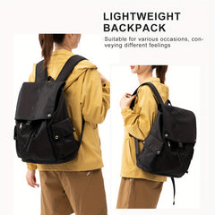 Large Capacity Preppy Backpack Anti Theft Back To School Bag Casual Travel Daypa
