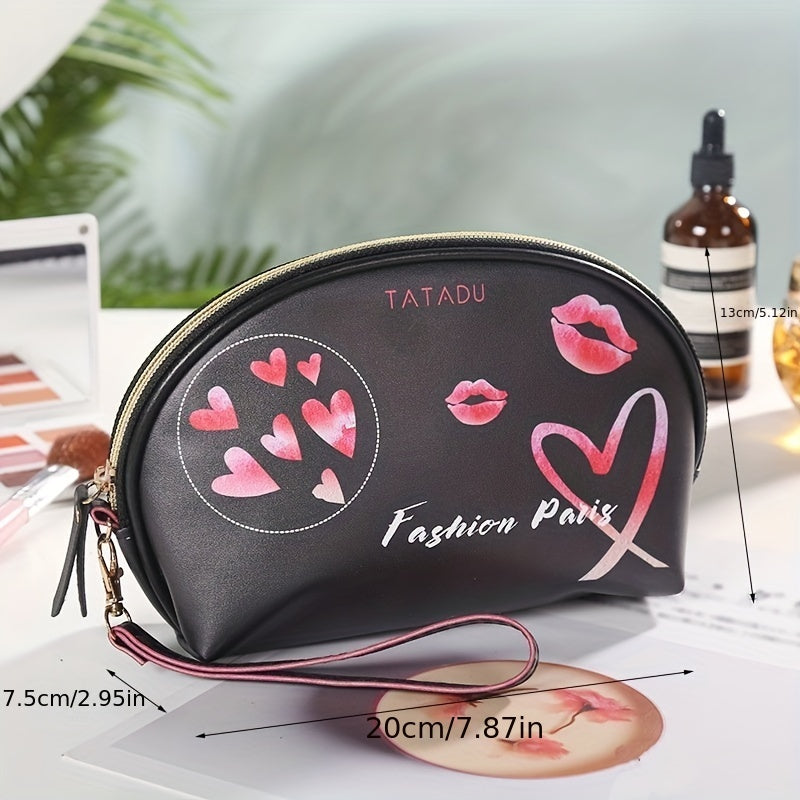 Lip Print Coin Purse Travel Storage Bag