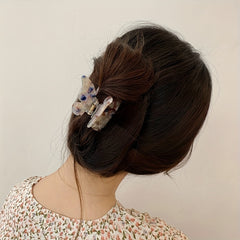 Acetate Butterfly Hair Claw Hair Clip for Women