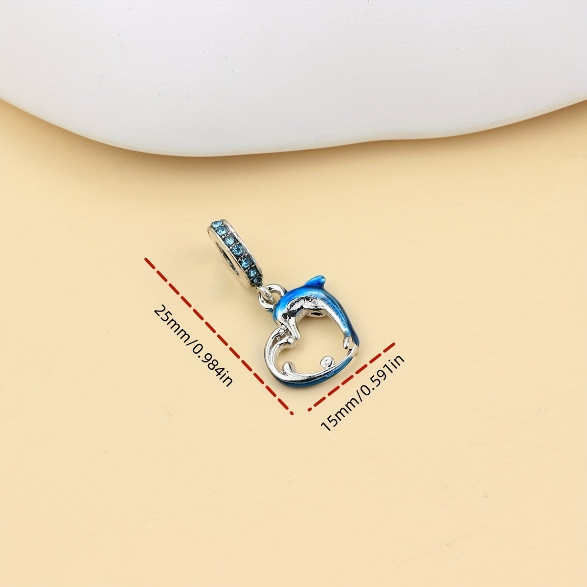 1Pc Turtle Dolphin Elephant Charm Alloy Pendant Beads