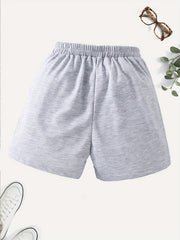 Girls' Lobster Graphic Casual Shorts with Pockets