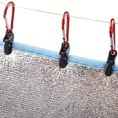 10pcs Mini Tarp Clips Heavy Duty Lock Grip for Tent Awning Clamp