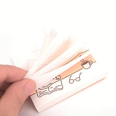 10pcs Cartoon Sticky Notes 80 Pages
