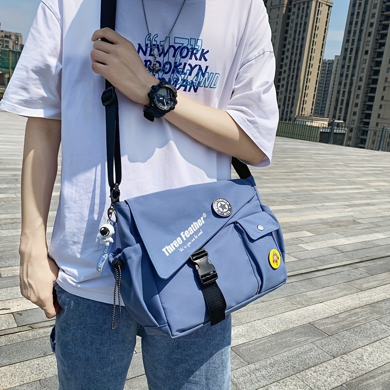 Men's Casual Messenger Bag Large Capacity Crossbody Bag
