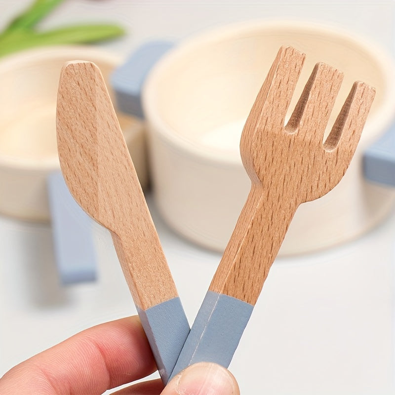 Kids Play Kitchen Set Cookware Toy Set Interactive Cooking Utensils