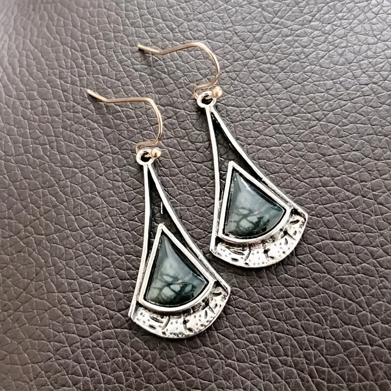 Glass Pendant Earrings Men's Casual Jewelry Accessories
