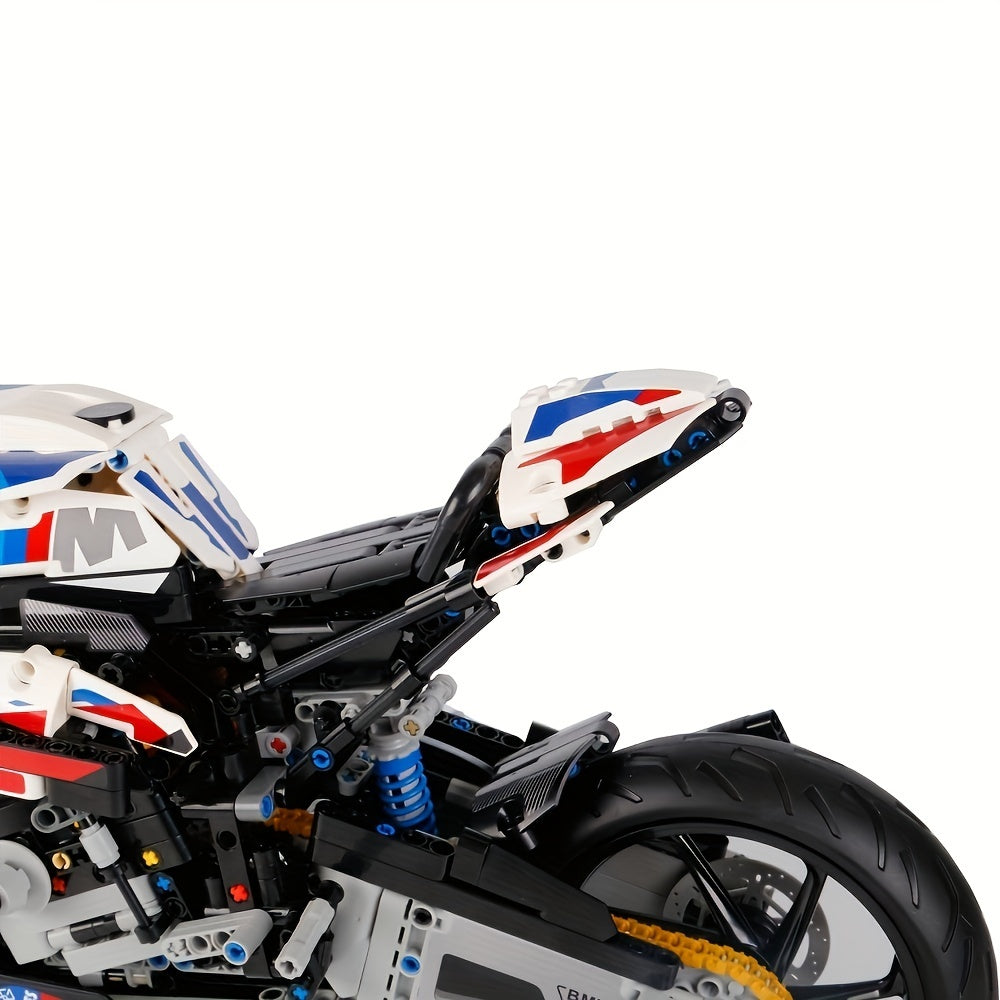 Stylish Motorcycle Model Building Kit - Collectible Display Model for Fans