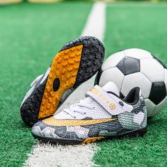 Kids Soccer Cleats Turf Football Shoes for Competition Training