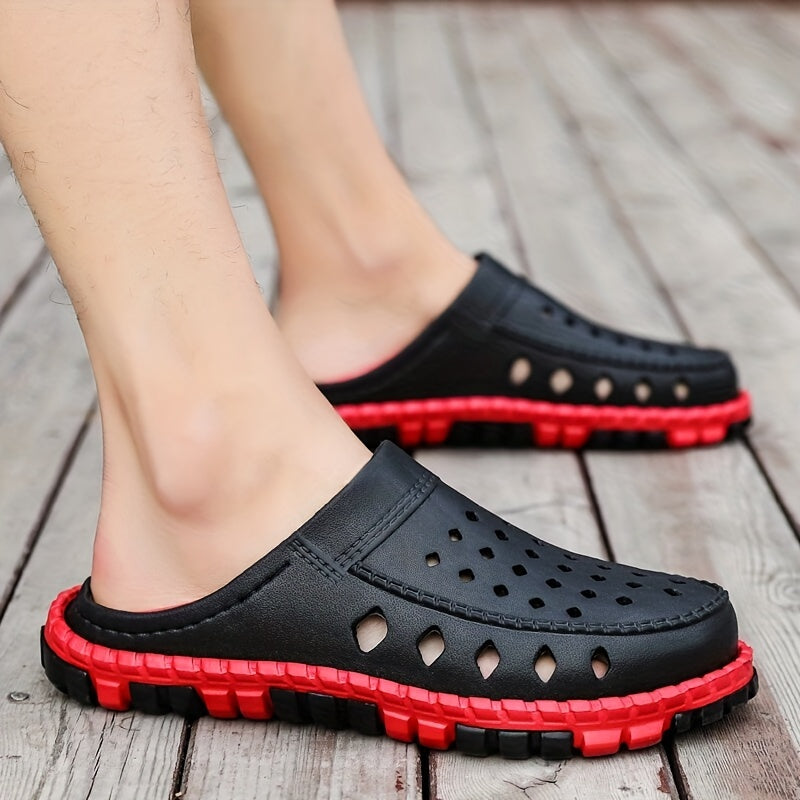 Men's Lightweight Comfy Clogs Non Slip Garden Shoes Summer