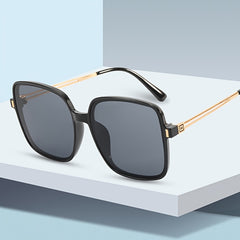 70s Vintage Oversized Sunglasses Women Men With Zipper Box