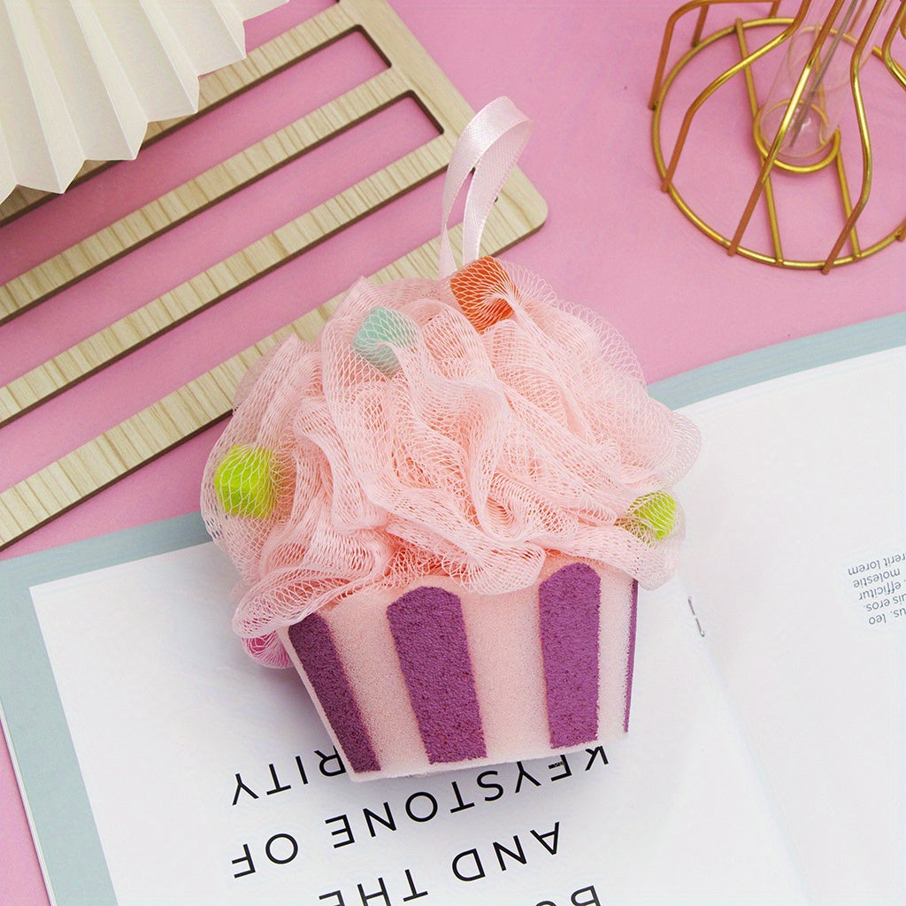 Rainbow Sponge Bath Ball for Kids