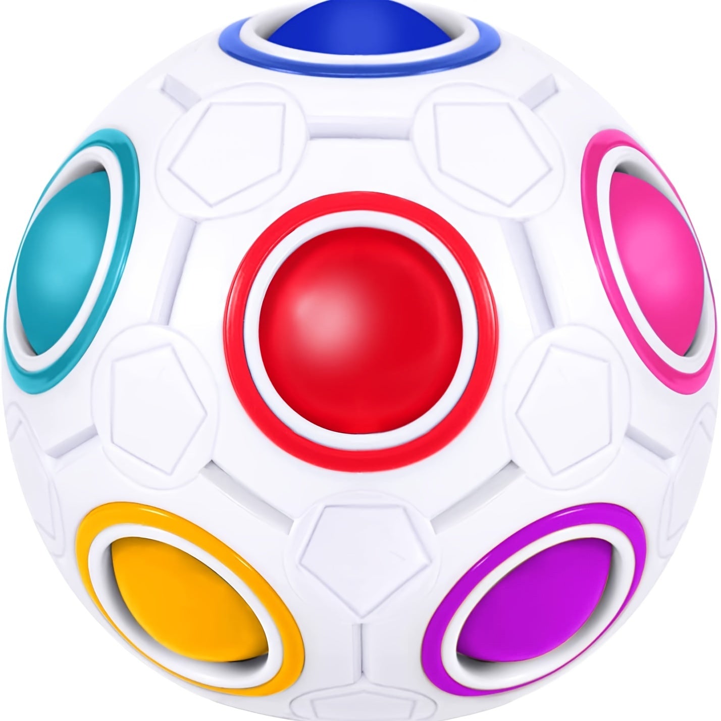 Cube Rainbow Ball Puzzle Ball Toy For Kids And Adults