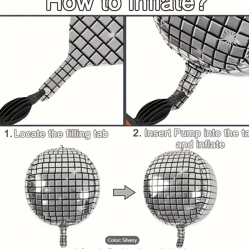1pc Disco Aluminum Film Balloon for Party Decoration